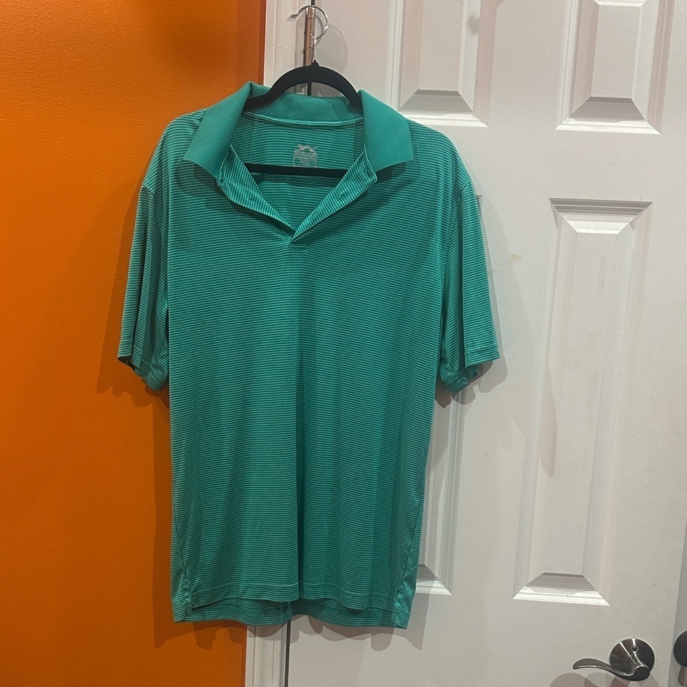 NWOT Slazenger Teal Polo Shirt size L